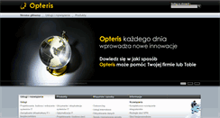 Desktop Screenshot of opteris.pl